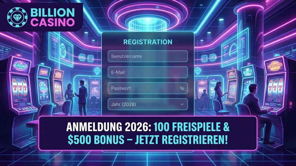 Registrierung mit Bonus